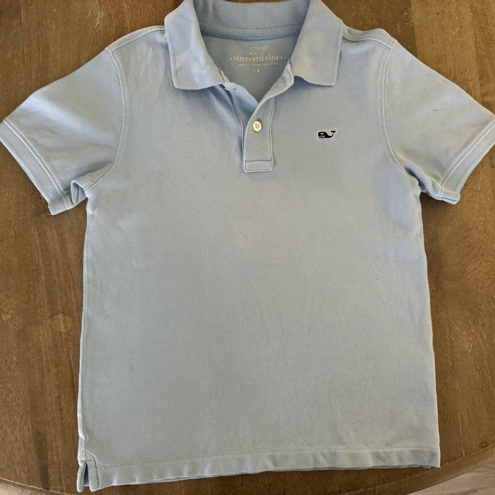 Vineyard Vines Boys Cotton Polo size 5
